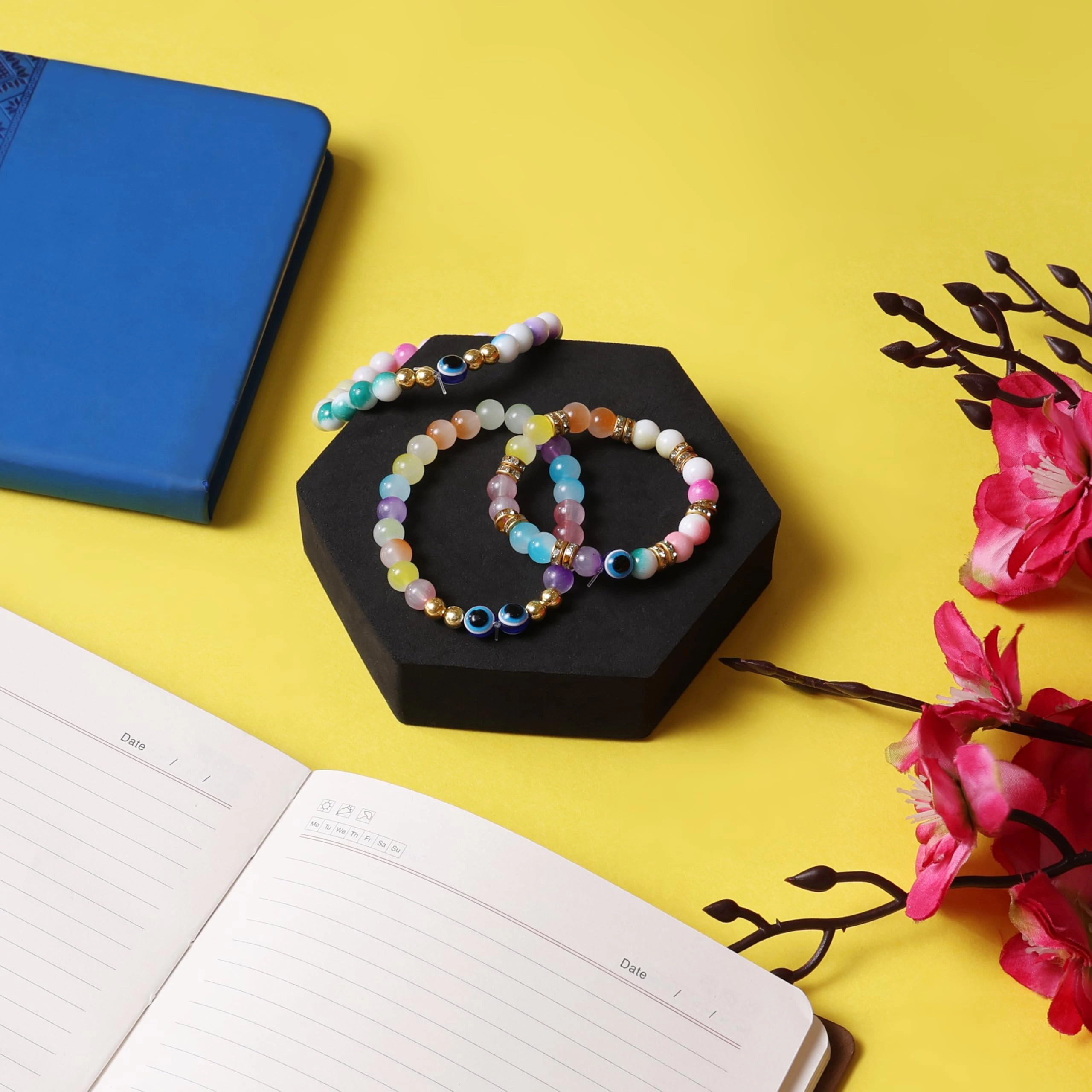 Bracelet Making Kit - 12 Types 10m Elastic Thread