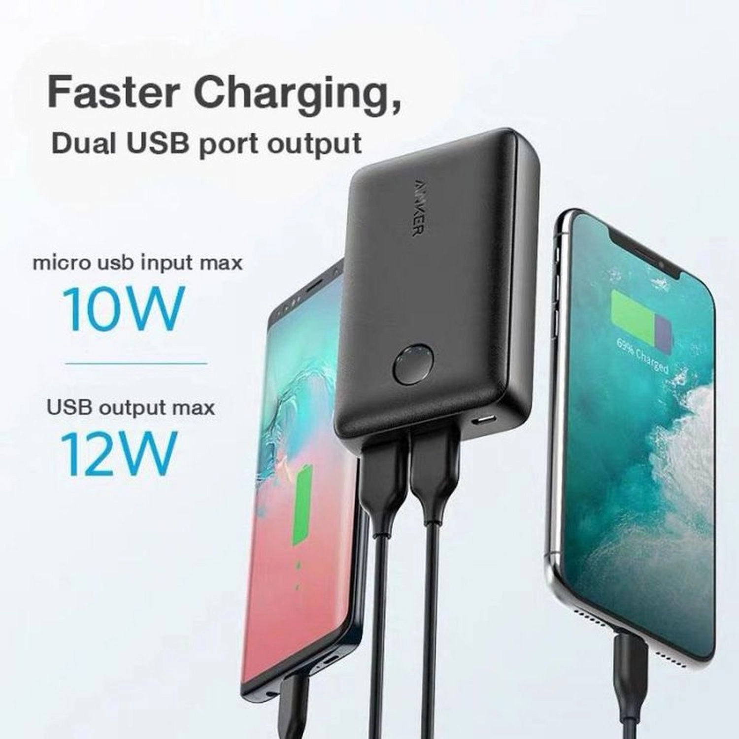 323 PowerCore - 10000 mAh 12W Fast-Charging