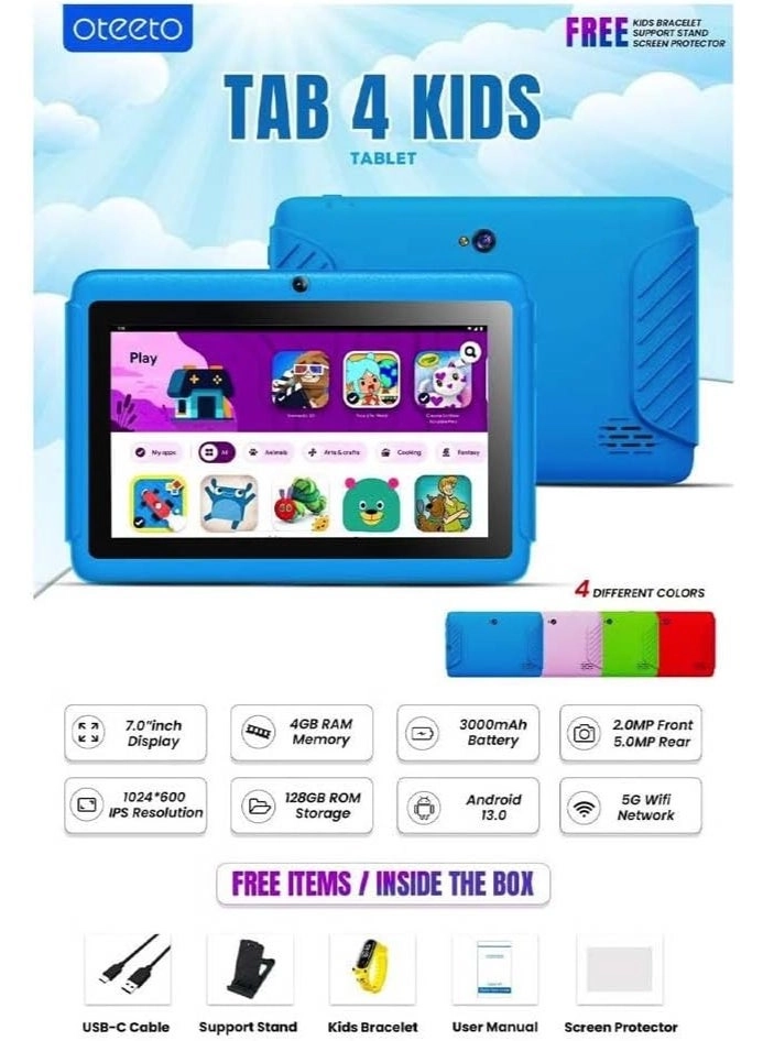 K2 Tablet - 4GB 7 Inch 128GB