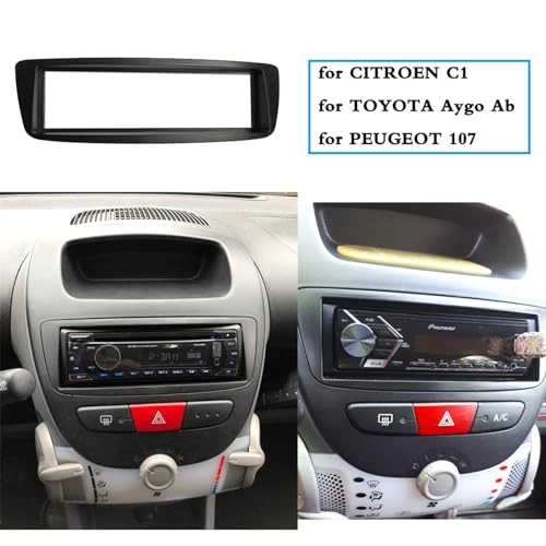 Radio Trim Dash Frame - 1 Din 184X55 mm