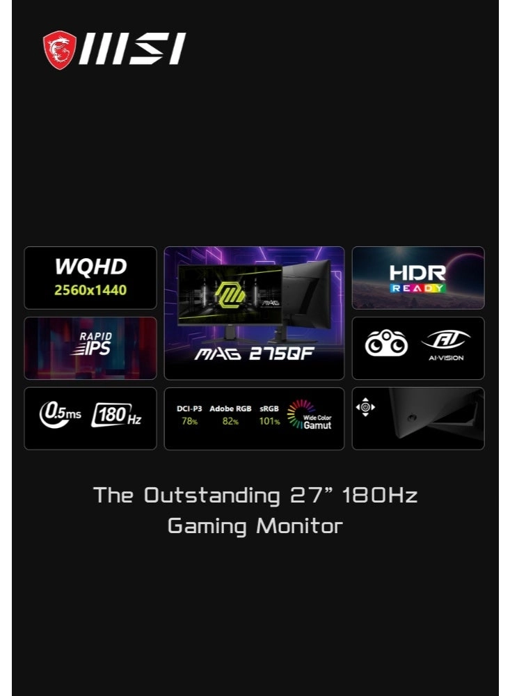 MAG 275QF - 27 in 2560 X 1440