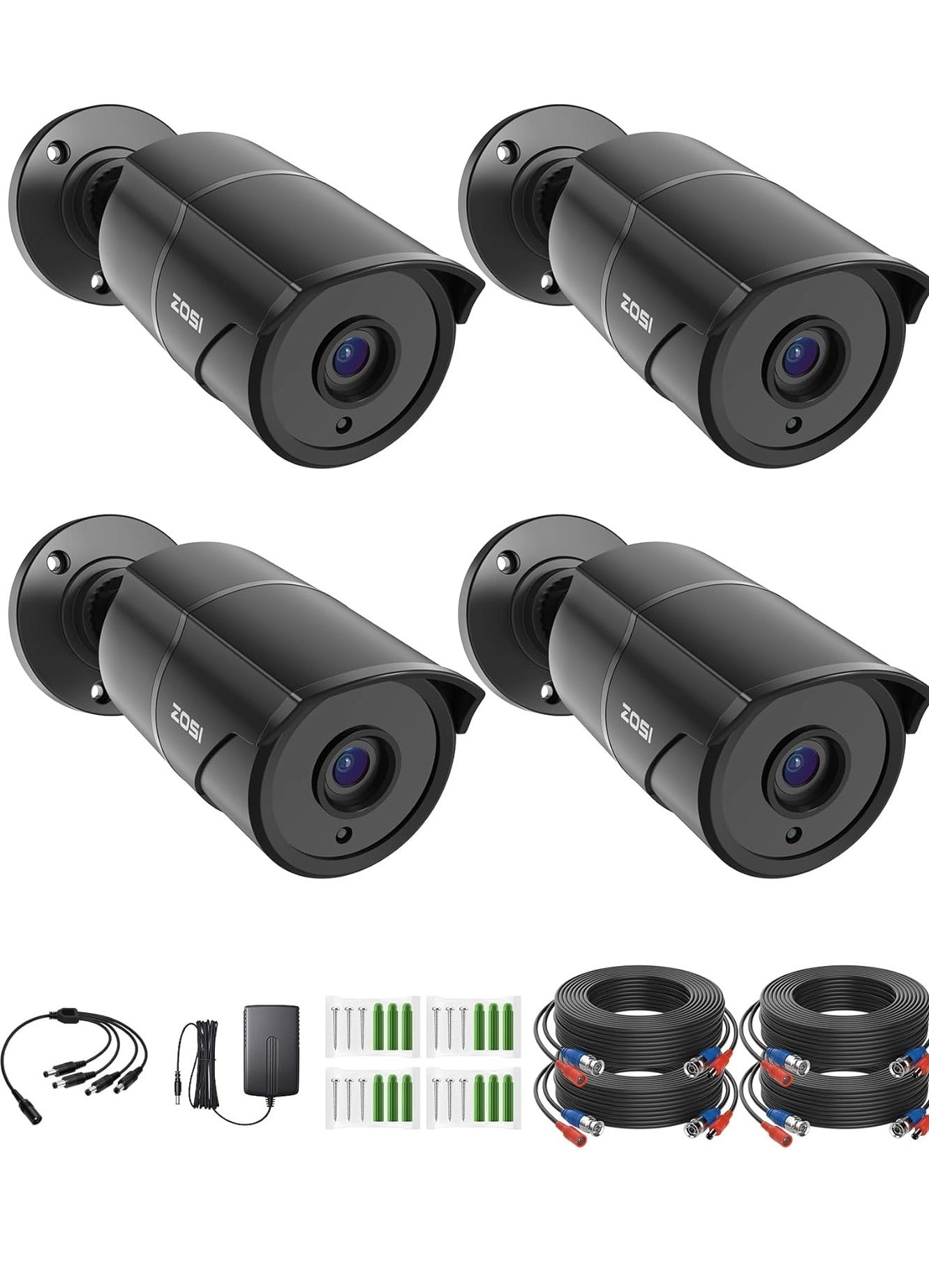 1080P 4-in-1 Bullet Camera Pack