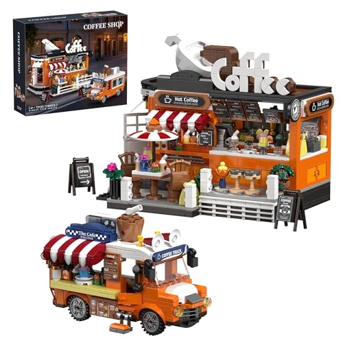 City Coffee House Building Set - 1185 pcs
