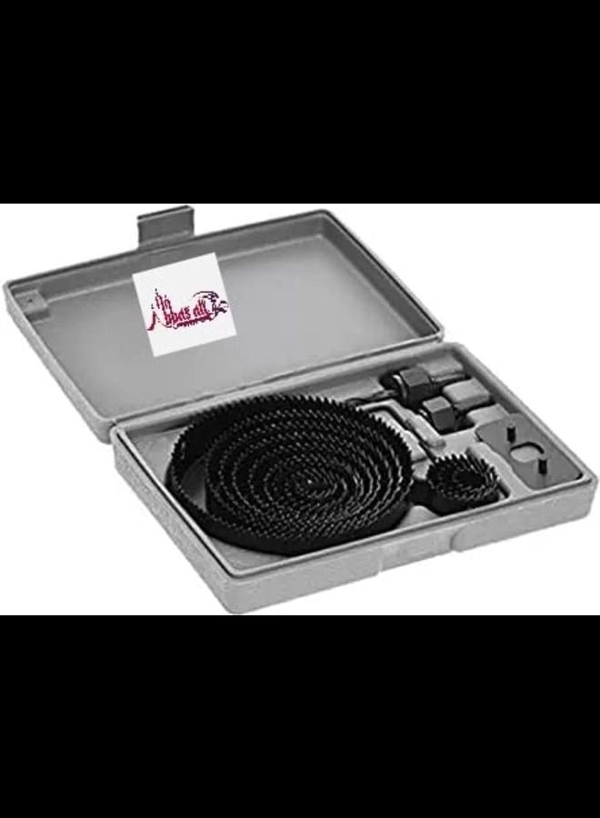 Hole Saw Cutter Kit - wood plasterboard plastic PVC pipe fiberglass