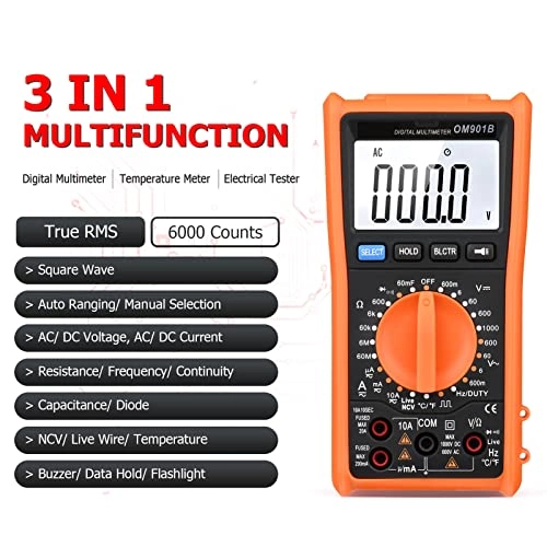 HT127B - 3.1-inch LCD 6000 Counts True RMS