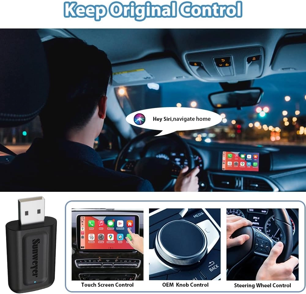 Wireless CarPlay & Android Auto Adapter