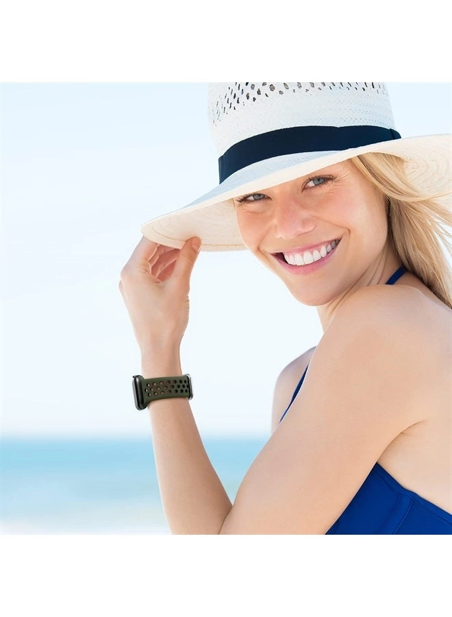 3 Pack Breathable Watch Band for Apple Watch - 38mm/40mm/41mm/42mm/44mm/45mm/49mm