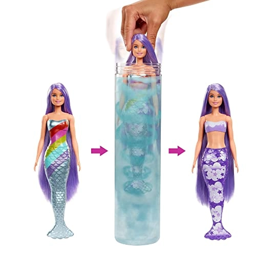 Barbie Color Reveal Mermaids Surprise - 6 Pack multicoloured