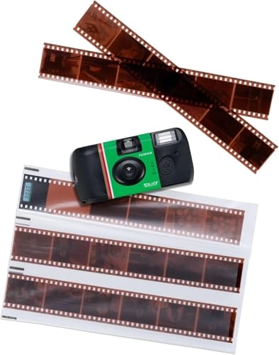 QuickSnap Flash 400 - 27 exposures ISO 400 + 36 Slot Photo Album - Purple Heart Fabric