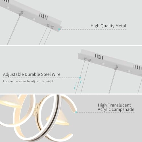 Modern LED Chandelier - 100cm