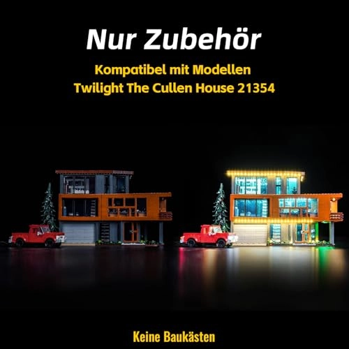 Remote Control Light Kit - Compatible with 21354 Twilight The Cullen House LED