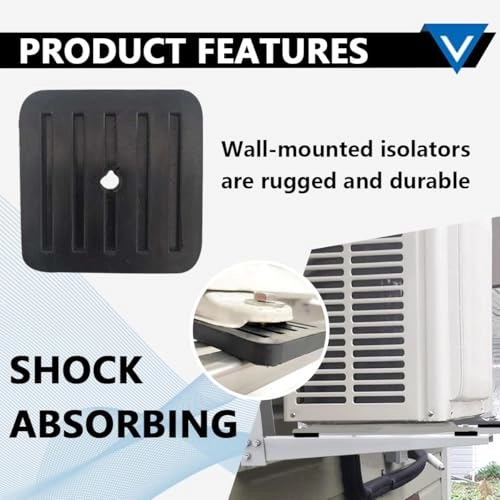 Mini Split Anti-Vibration Pad - Air Conditioners Mini Split Units Compressors Washing Machines Sofas Beds