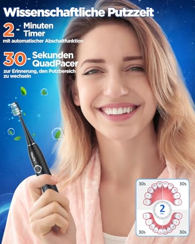 Y08U - 8 Brush Heads 120 Days Battery Life USB C