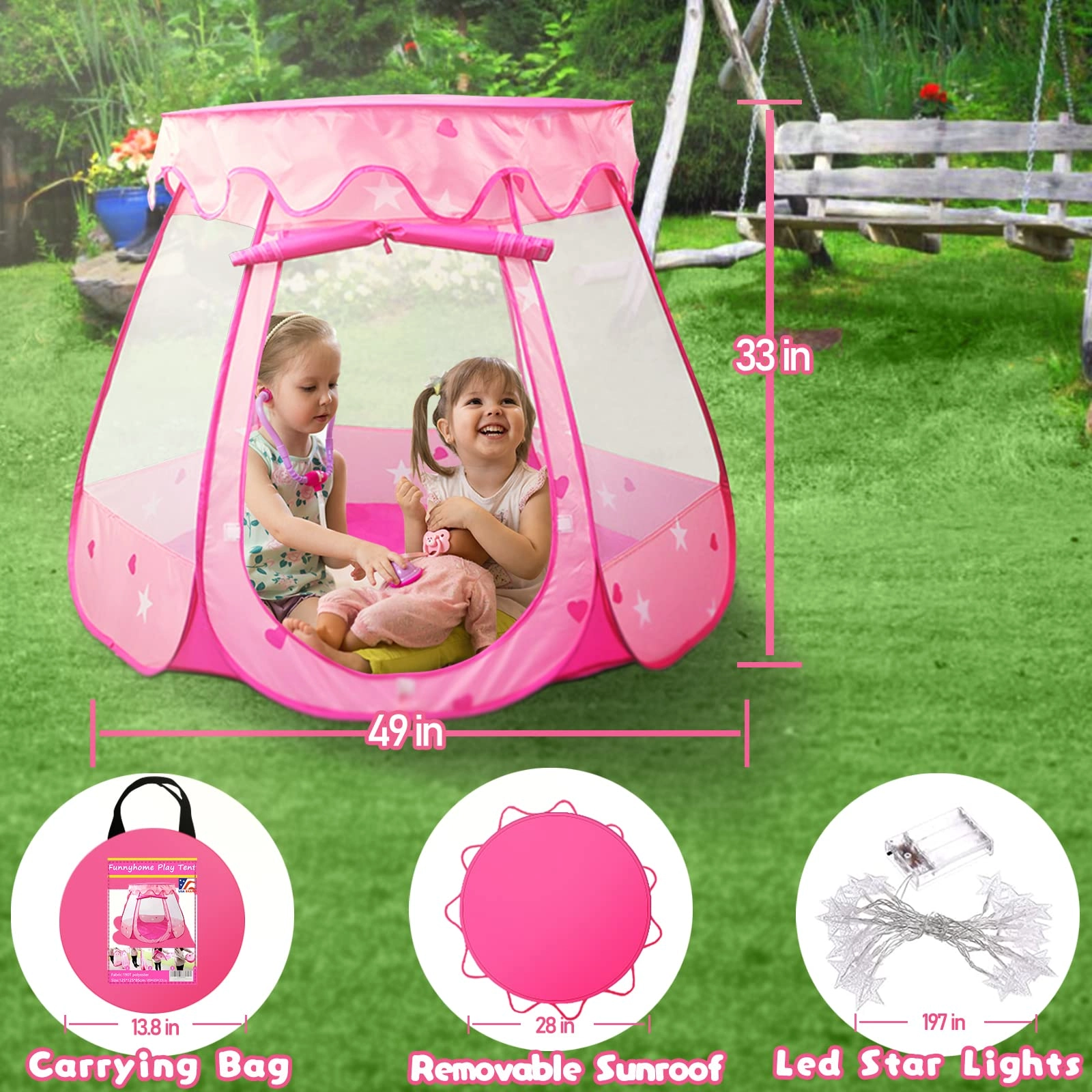 Pop Up Princess Tent