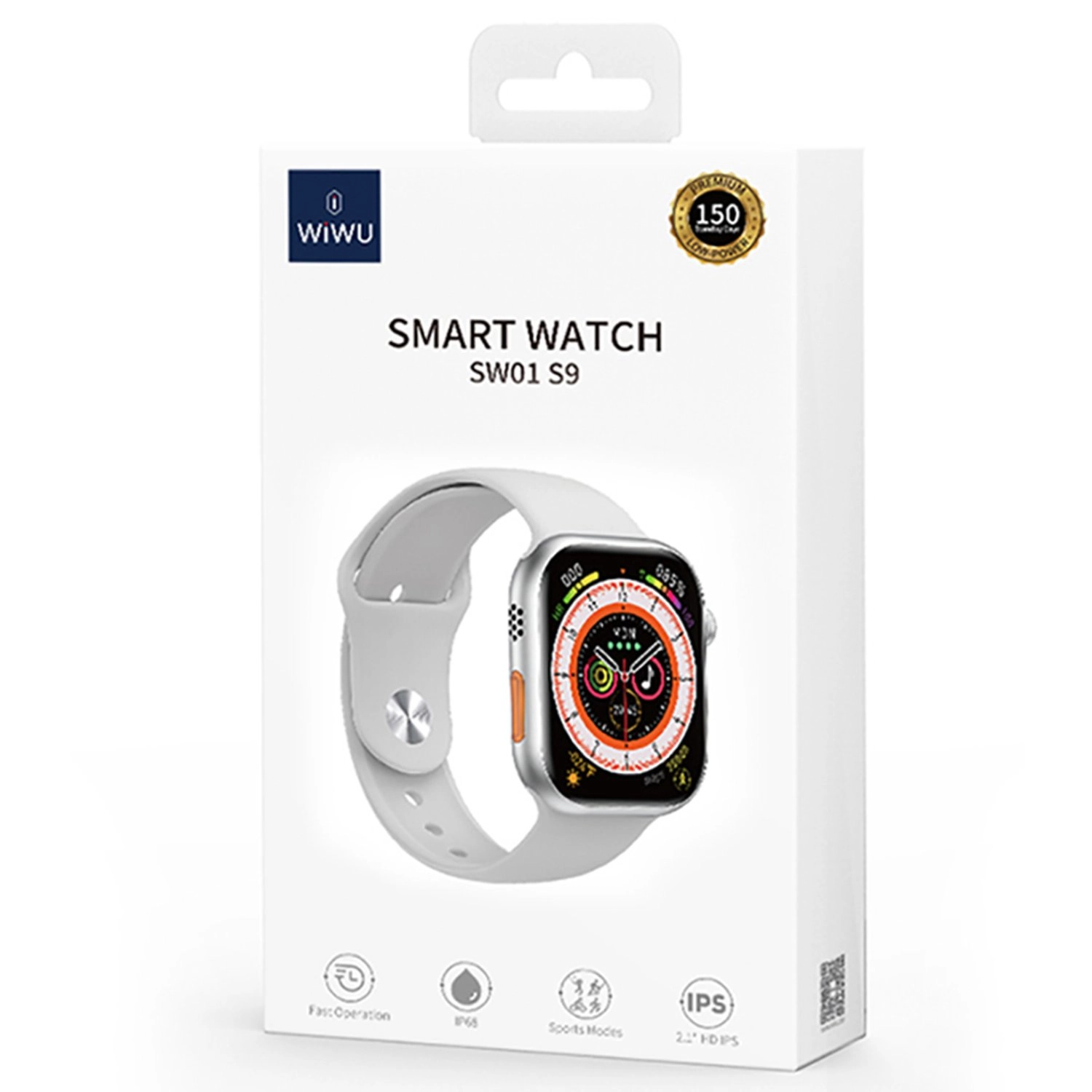 SW01S9SVR Smartwatch Aluminium