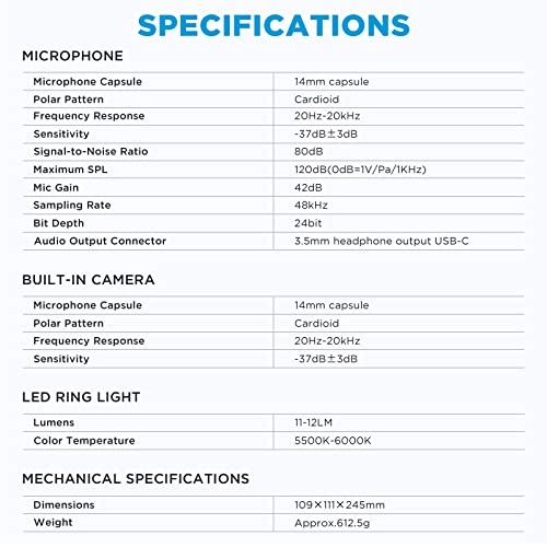 BY-CM6B USB Microphone