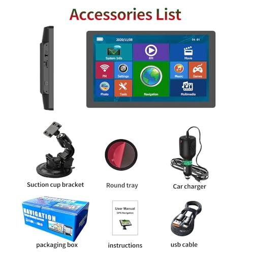 GPS Navigator for Trucks Europe 52 countries BRDHY05 - 9 inch 256MB+16GB