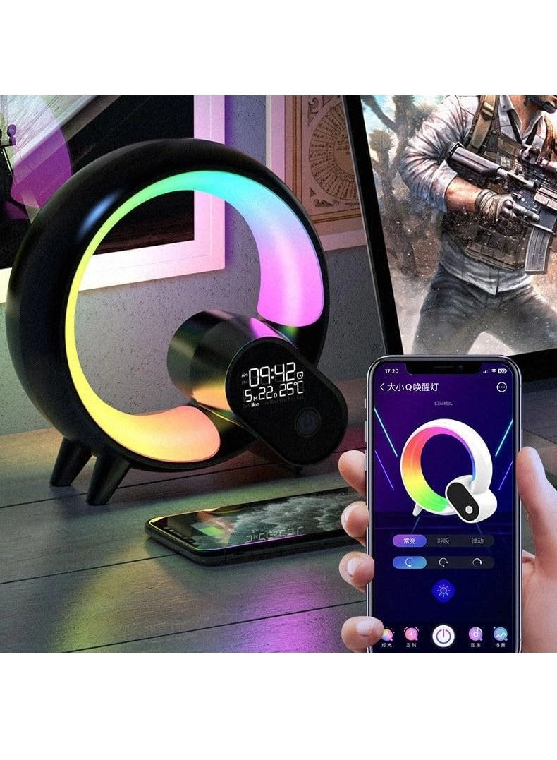 Q Lamp - Wireless Charger RGB Color Changing Dimmable Night Light