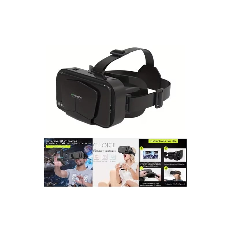 Promass VR Headset - Black 4.7-7.2 inch