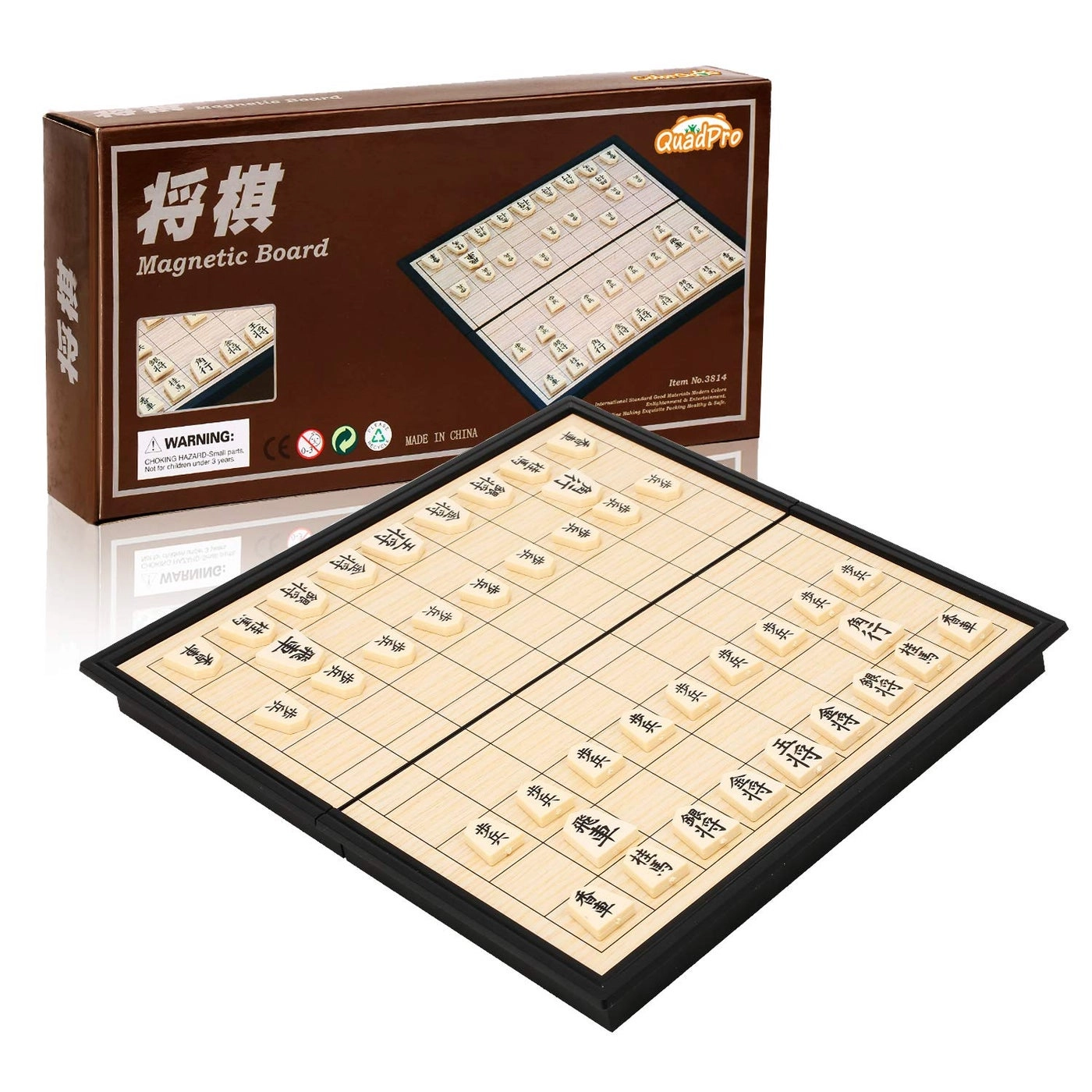 QuadPro Shogi Set - Magnetic Folding