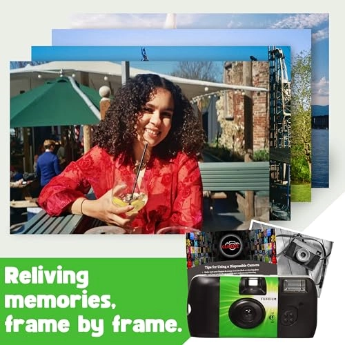 Quicksnap Flash 400 - 35mm Built In Flash 10 Pack + Photography Tips Card