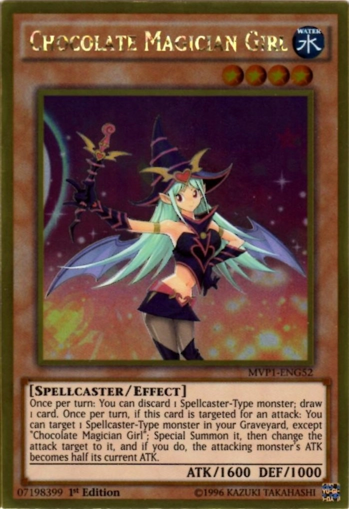 YU-GI-OH! Chocolate Magician Girl MVP1-ENG52 - English 1st Edition