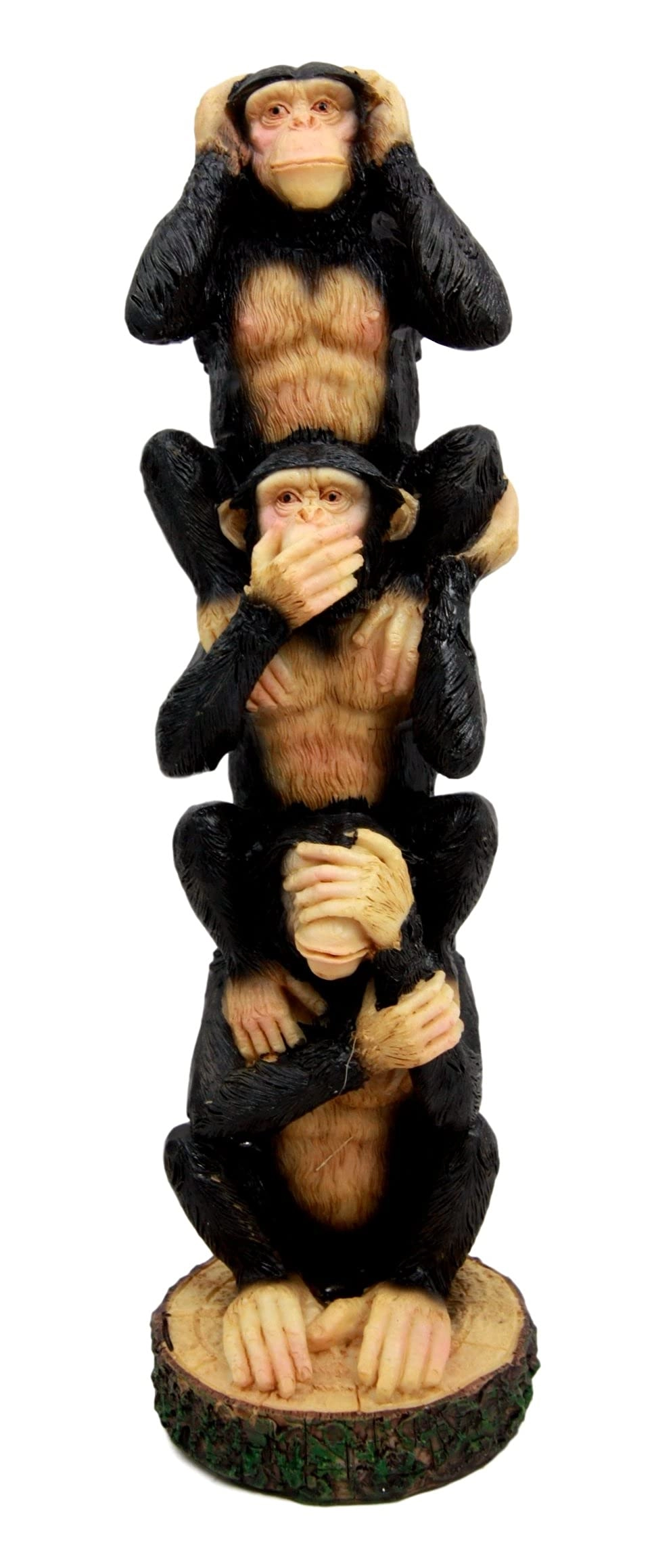 Ebros Gift See Hear Speak No Evil Monkeys - Resin
