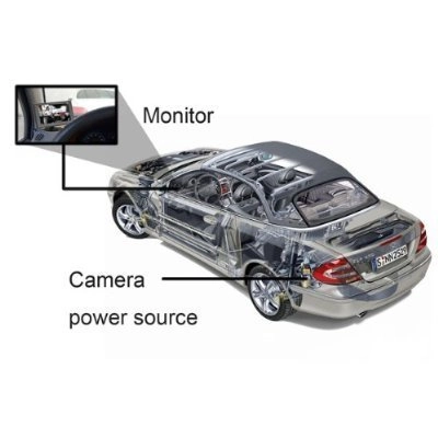 LCD Car Parking Rearview Video Monitor - Nightvision 960*468 pixels