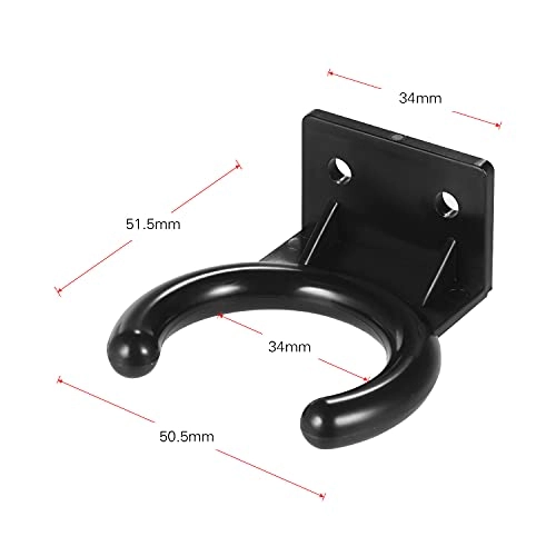Mic Wall Mount Holder - Plastic Compact Clamp