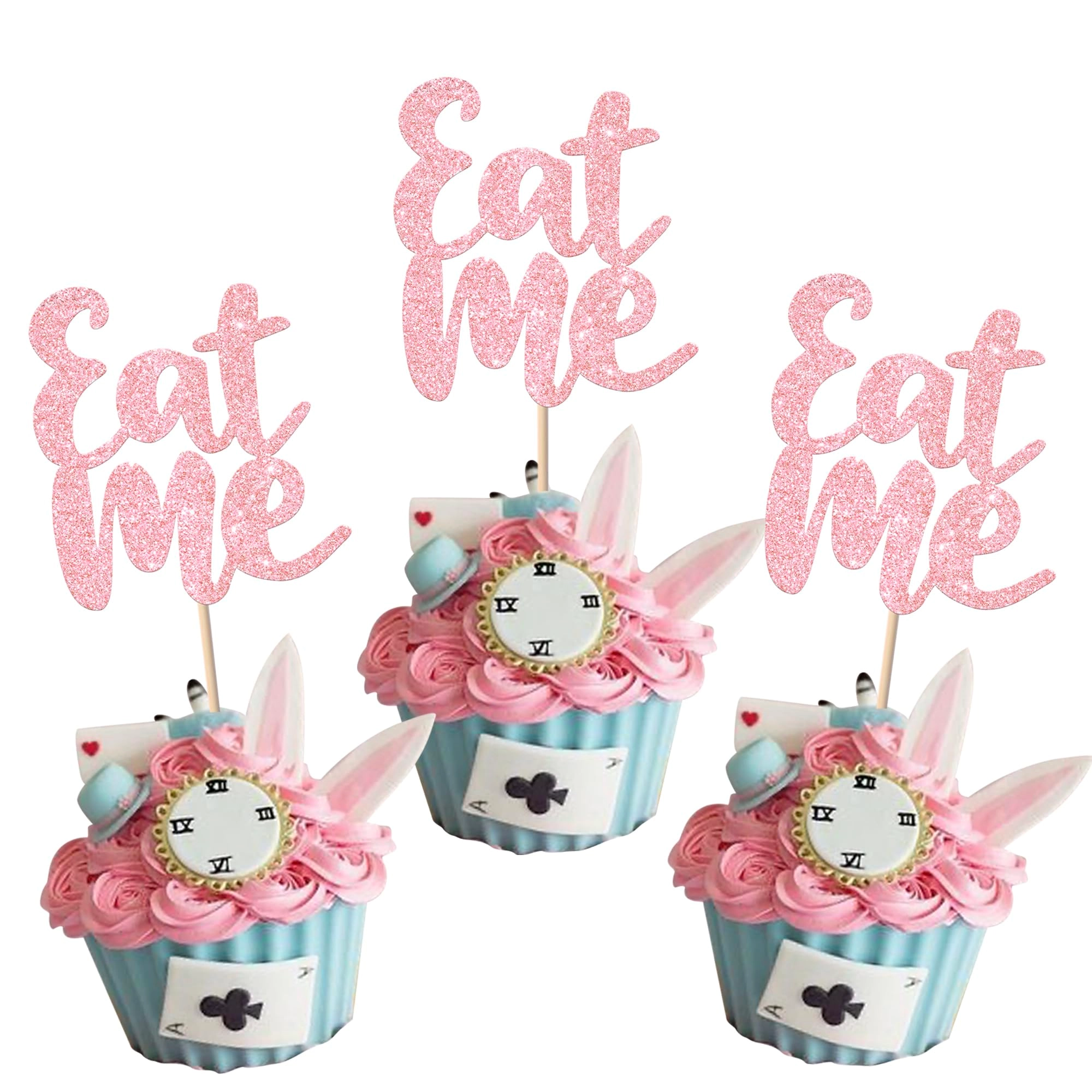 xsstarmi Eat Me Cupcake Toppers - 24 Pack