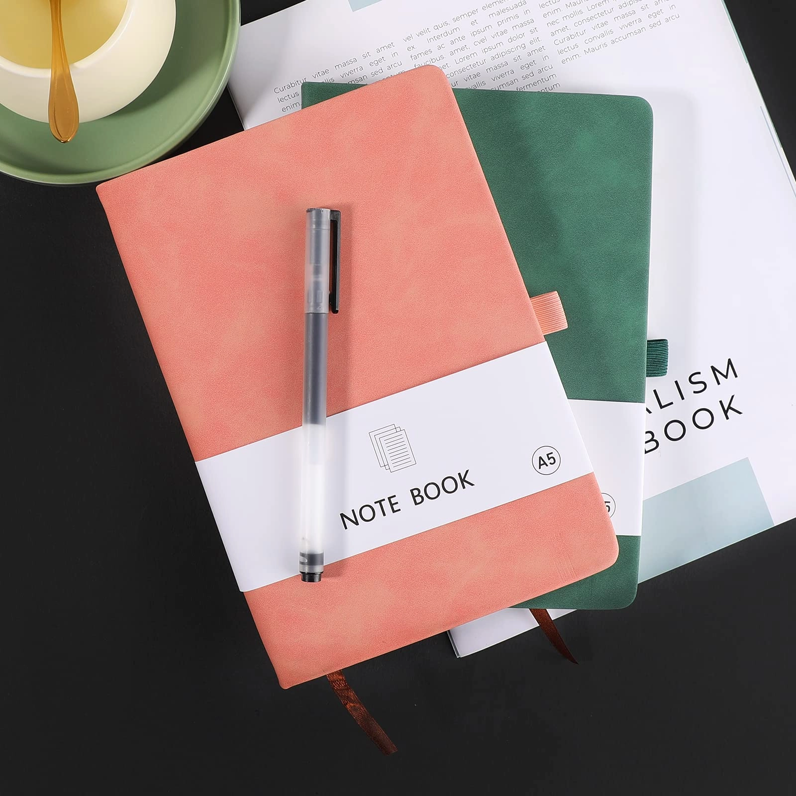 A5 Notebook A5 Hardcover - Lined 100 Sheets