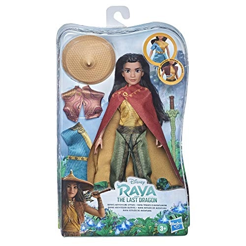 Raya Fashion Doll - 5 points of articulation long, brown hair Ages 3+