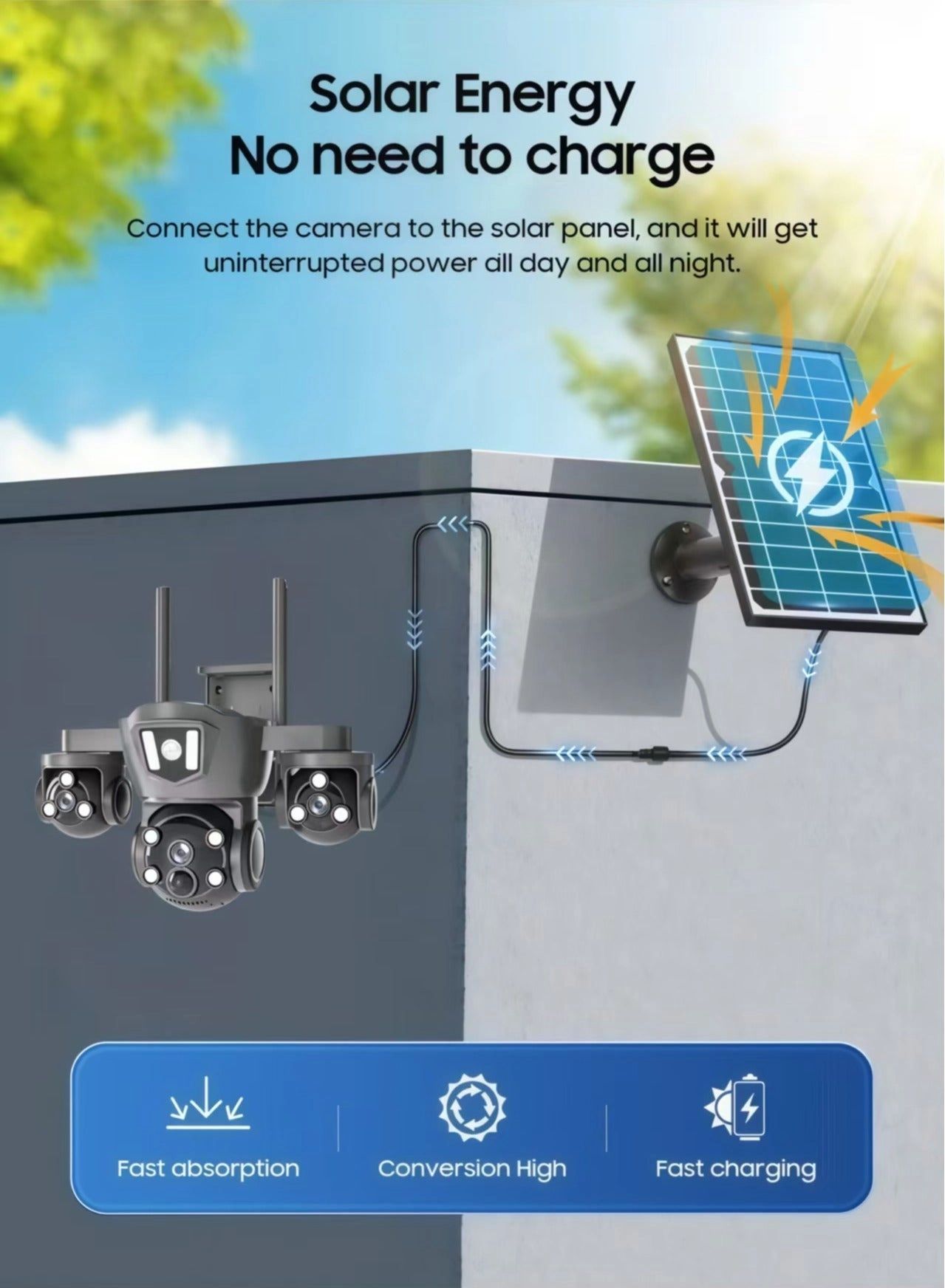 Outdoor Security Camera 6K