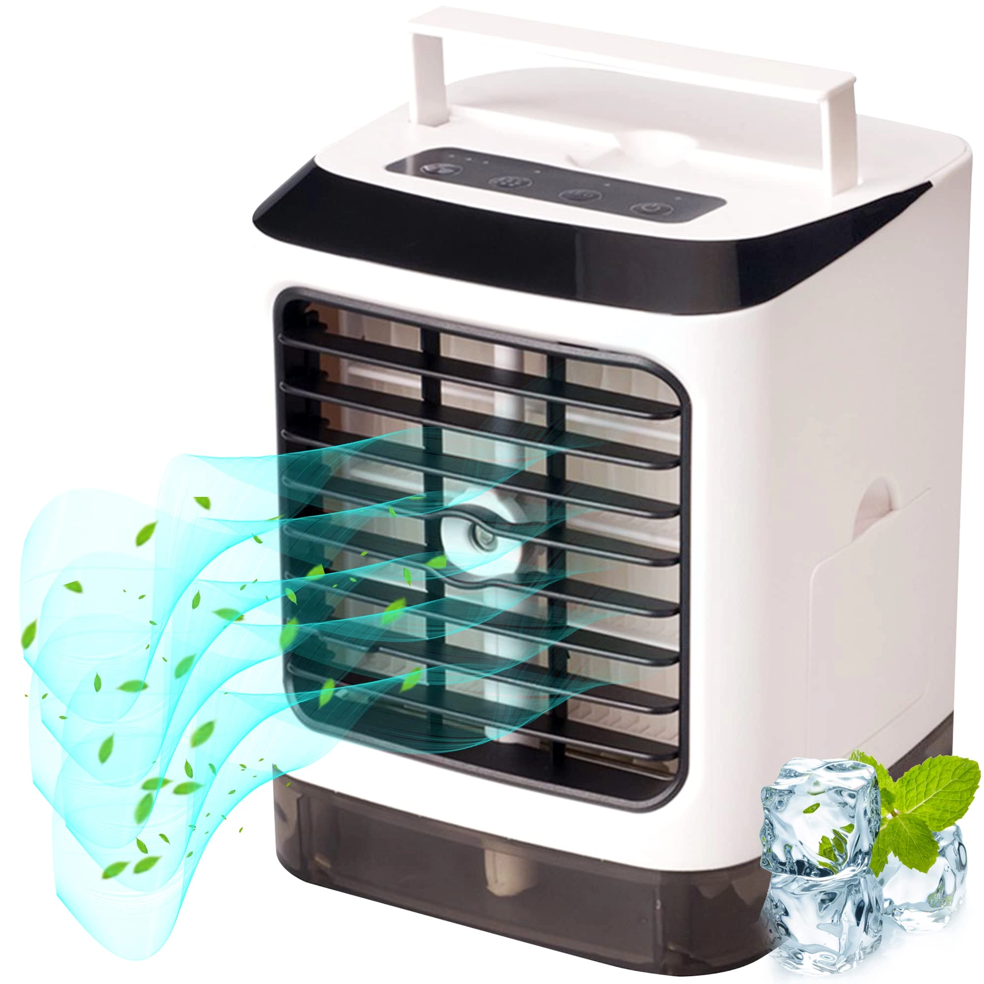 S&K Envision Personal Air Cooler - Remote Controller 7-Coloured LED 500ml