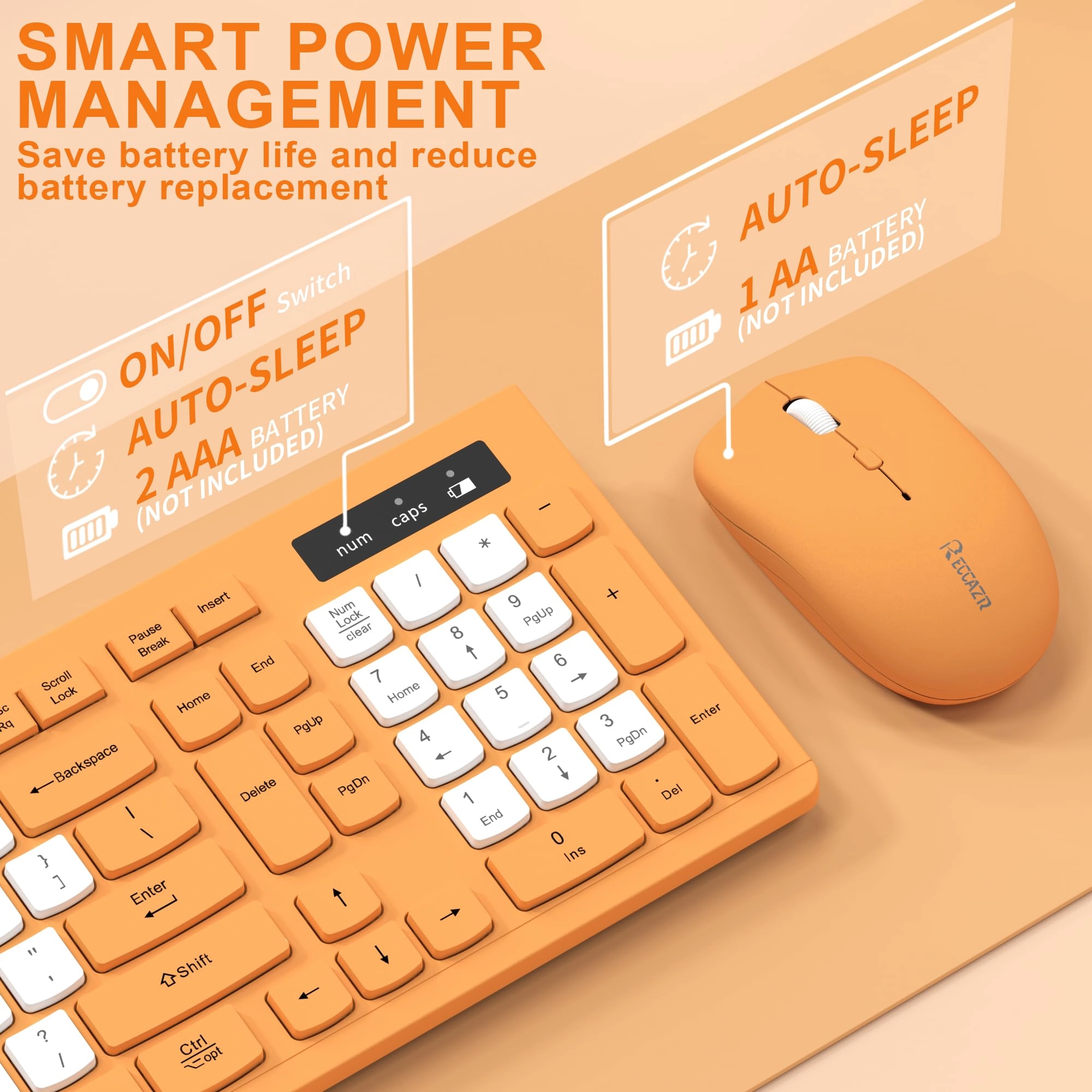 Ergonomic Wireless Keyboard - Wired