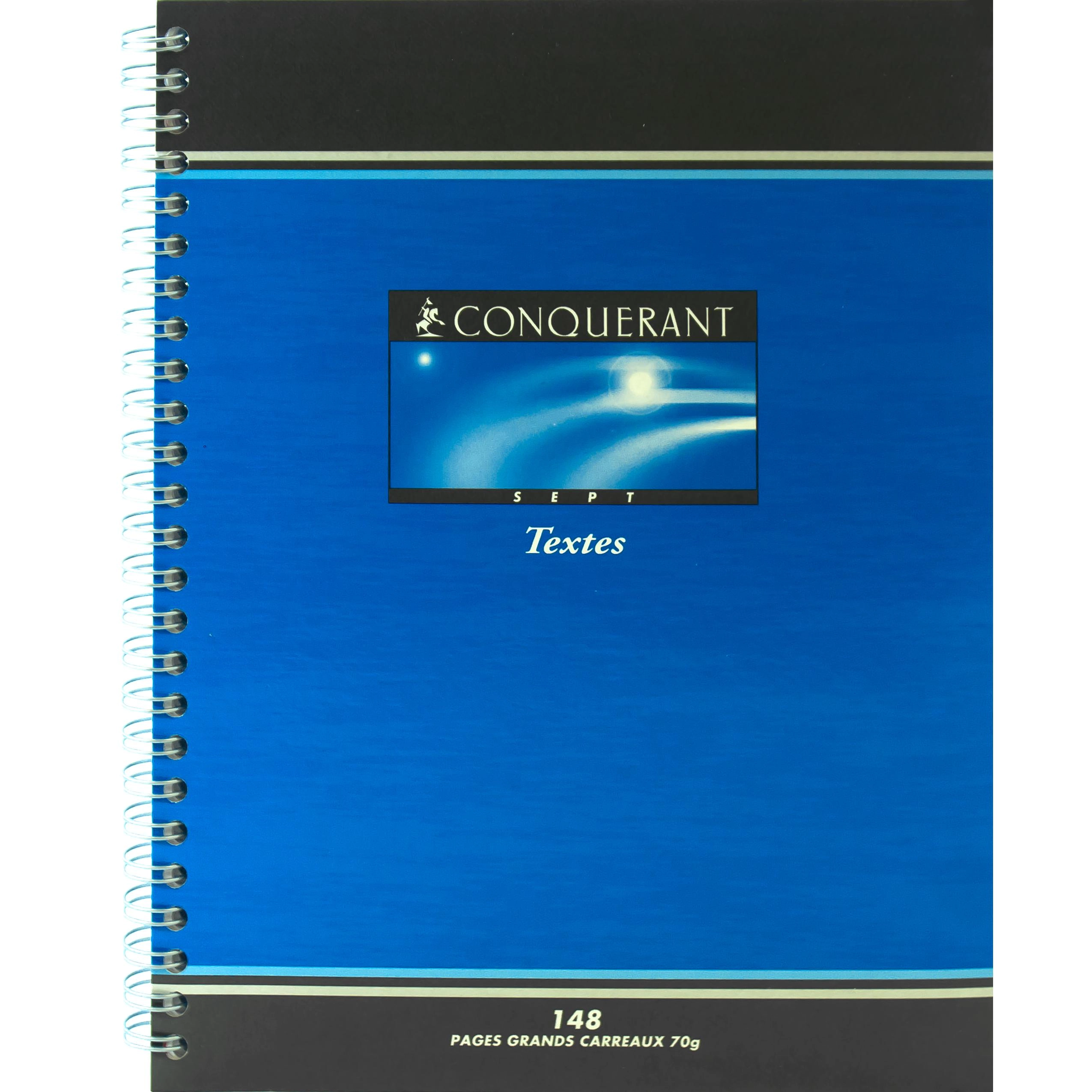 Conquerant Textes 17 X 22 cm Softcover - Grid 74 Sheets