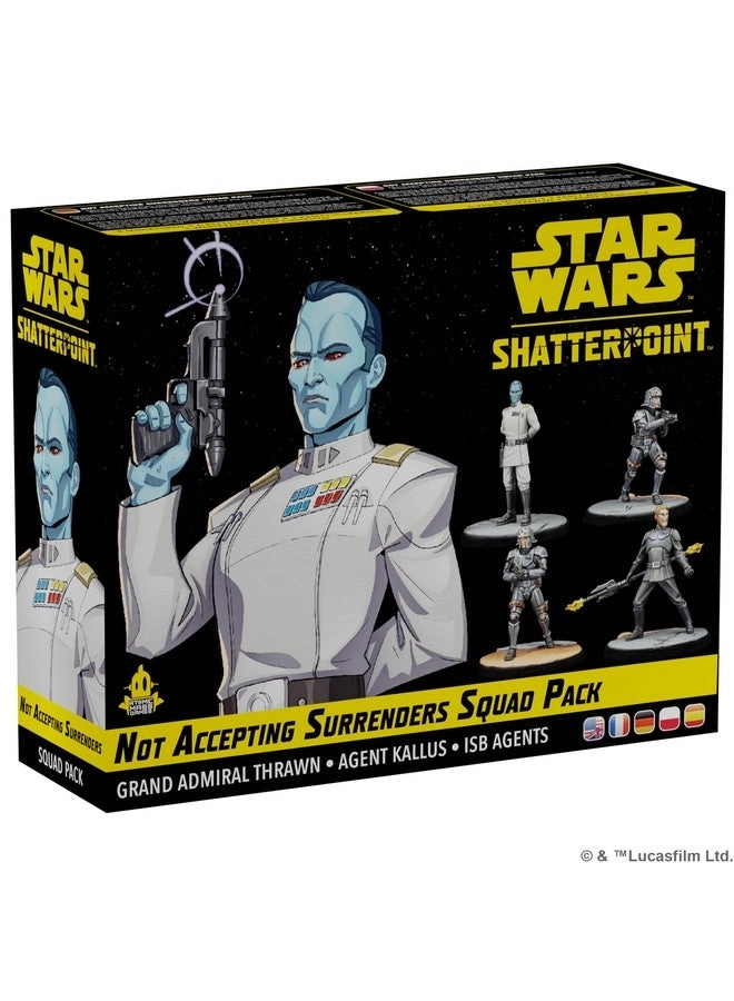 Atomic Mass Games Star Wars Shatterpoint: Not Accepting Surrenders Squad Pack