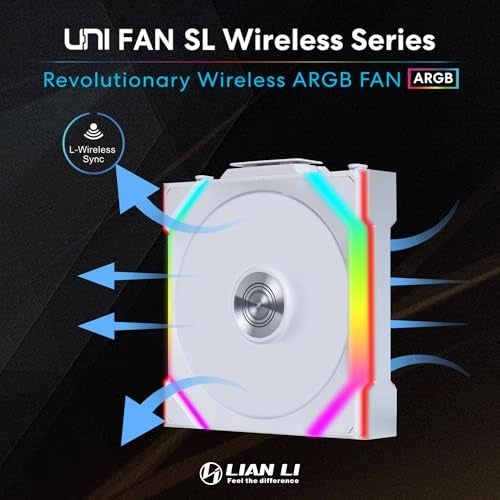 UNI FAN SL Wireless - 120mm Reverse Airflow ARGB