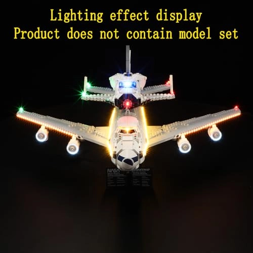 LED Light Kit for LEGO Shuttle Carrier Aircraft 10360 - Plastic Sport 1 4.5-5V