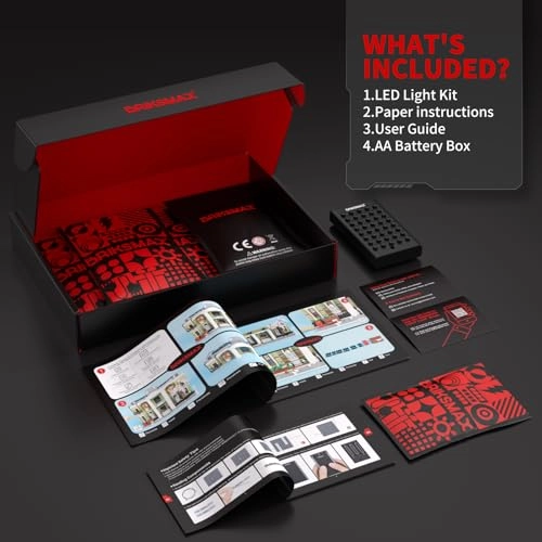 Lighting Kit for Natural History Museum - Compatible with Lego Icons Battery Powered