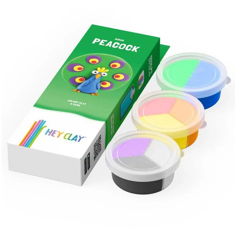 DIY Rabbit Plastic Modelling Air Dry Clay Kit - 3 piece(s)