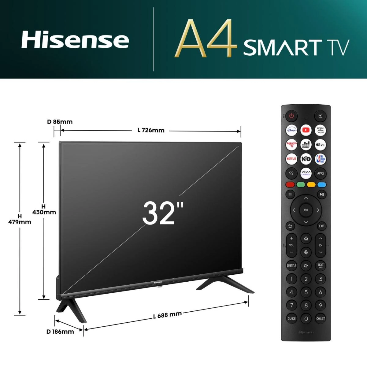 Hisense 32A4N