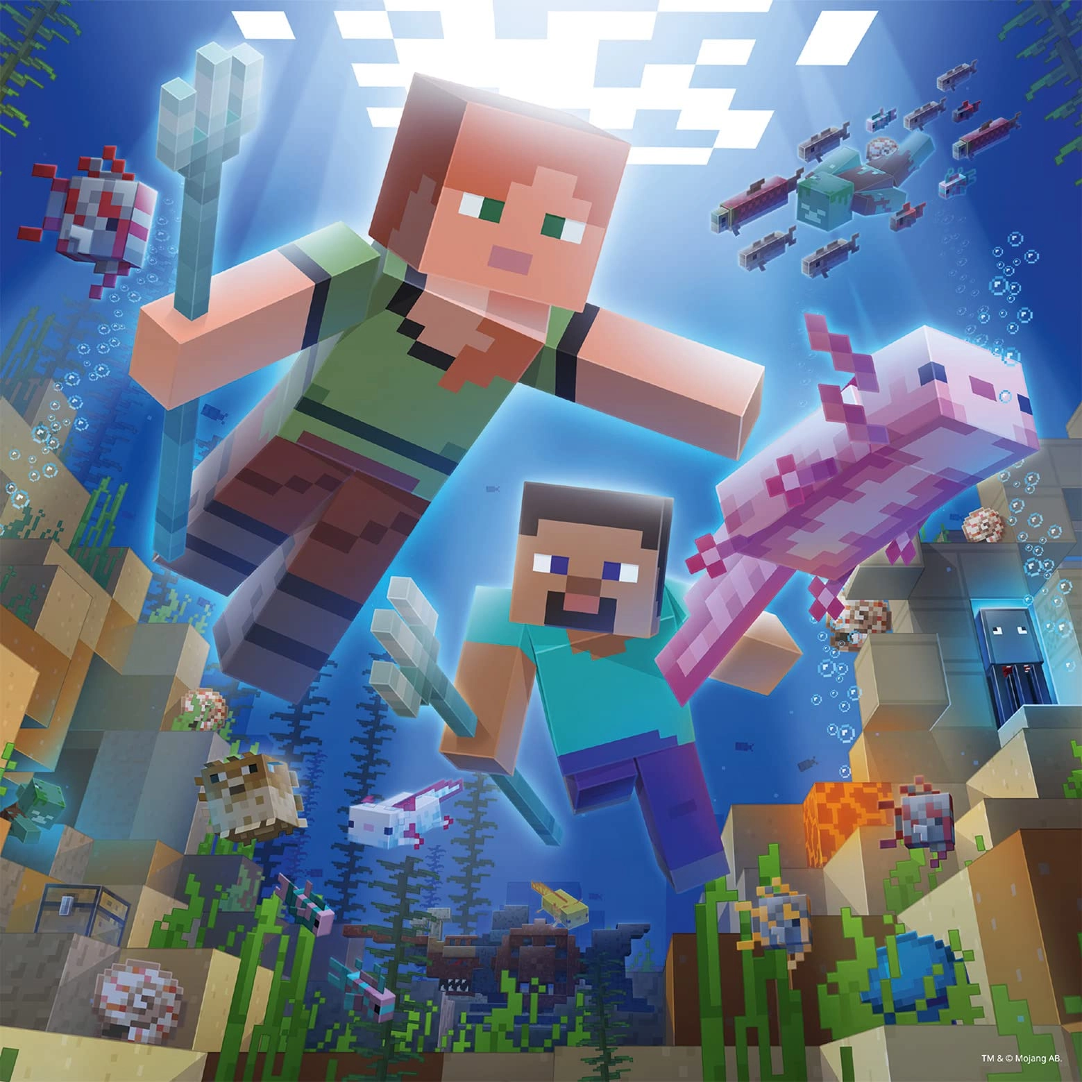 Minecraft 3-in-1 Puzzle (5621) - 3 x 49 pcs