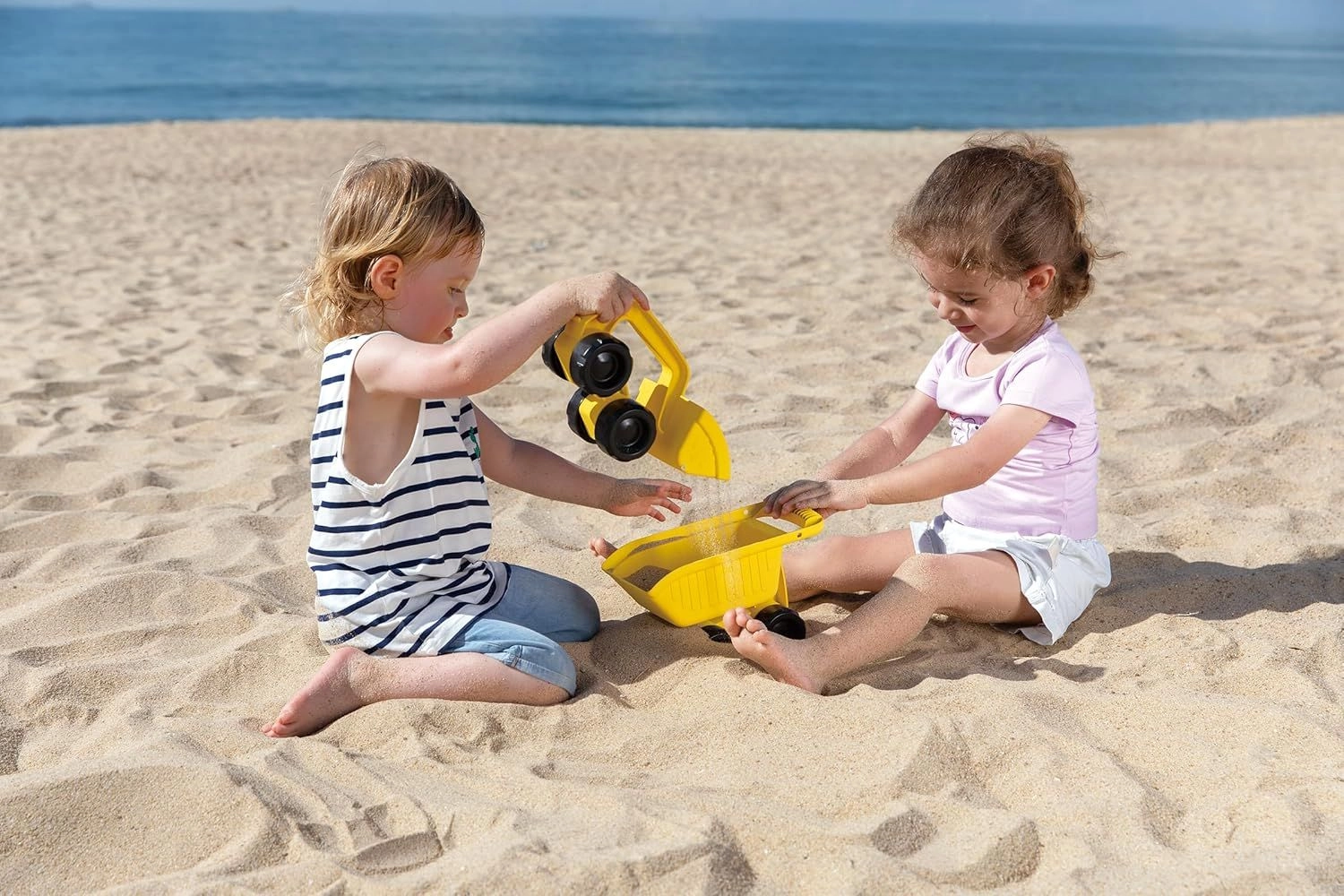 Load & Tote Dump Truck - Yellow Suitable for 18 months & above