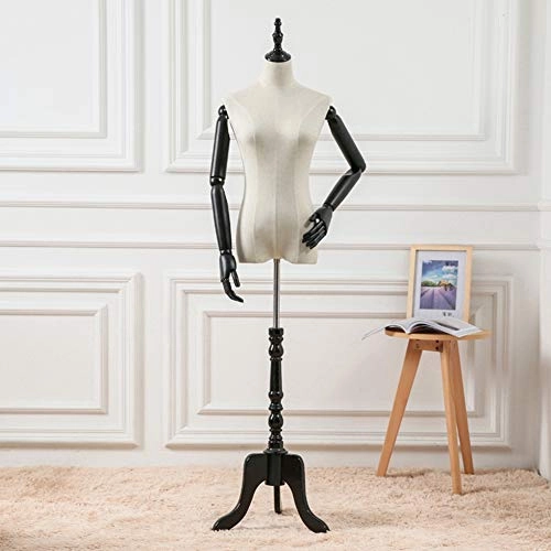 Mannequin Female Clothing Torso - solid wood