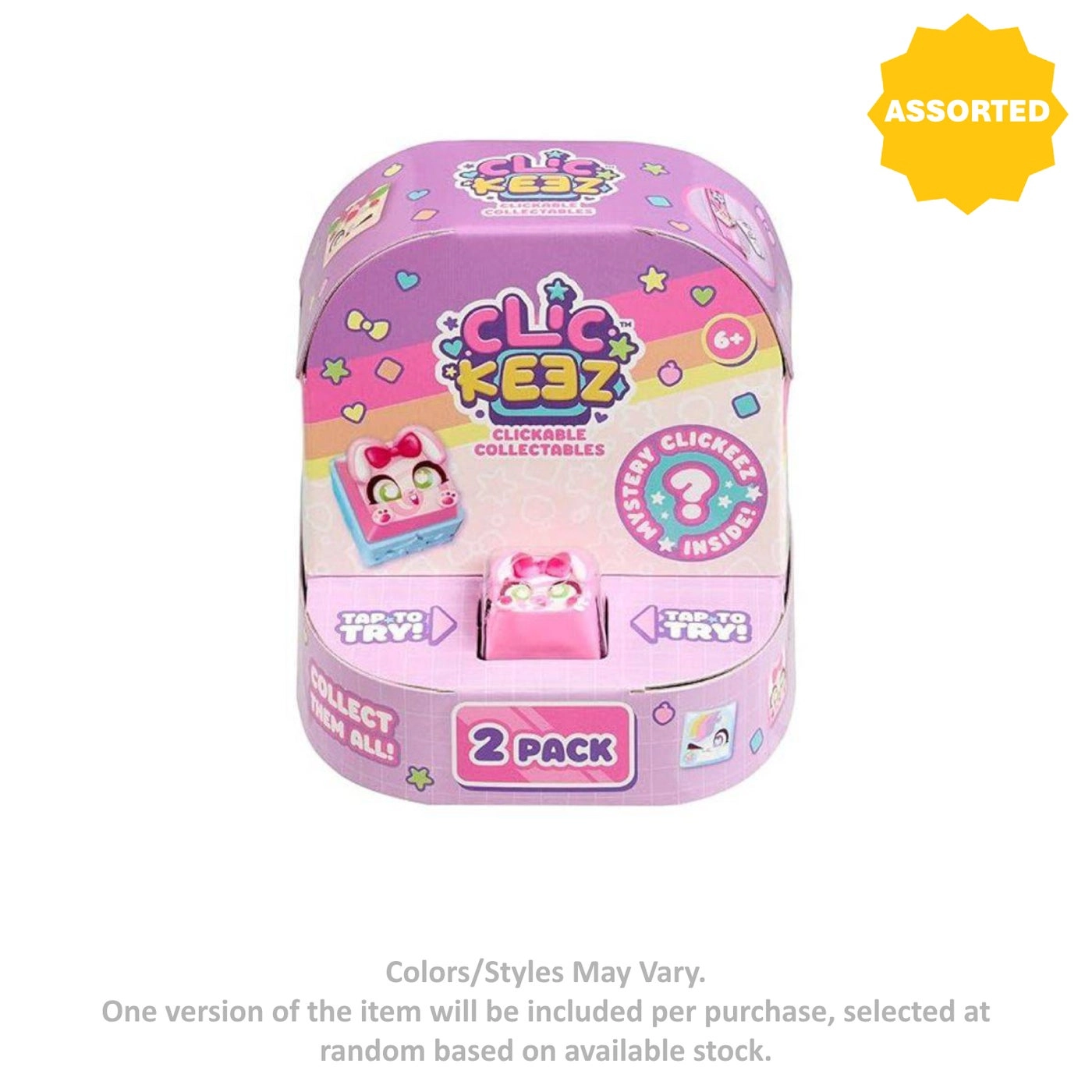 CLICKEEZ Clickable Keyboard Collectables - 6 years+ Pack