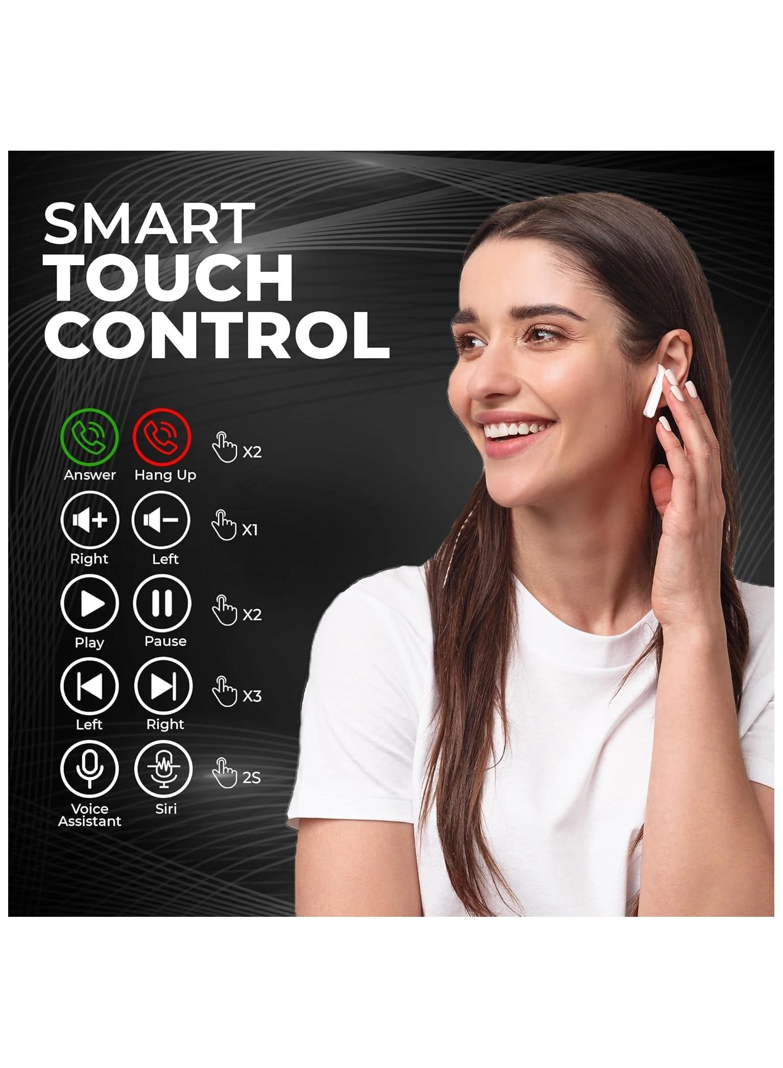 5.3 Wireless Bluetooth Transparent Earbuds