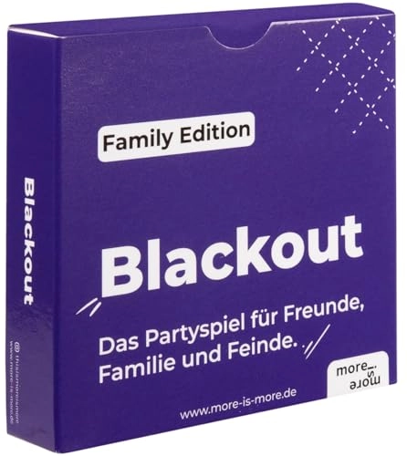 Blackout Family Edition - Party Game 55 cards