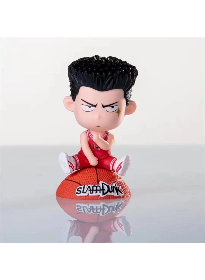 Generic Mitsui Hisashi Figure - Chibi Sitting on Half Basketball