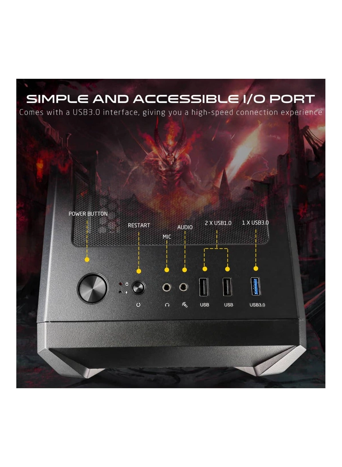 TRIDENT II - Tempered Glass Mid Tower